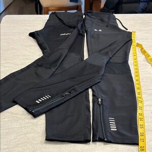Nike and Under Armour 2 Black Performance Leggings